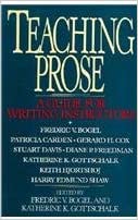 Teaching Prose: A Guide for Writing Instructors - Scanned Pdf with Ocr